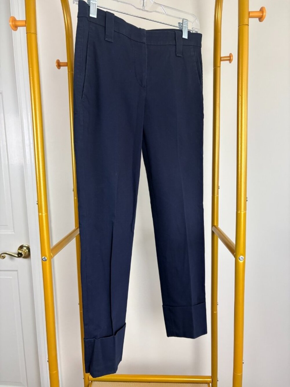 Brunello Cucinelli ITALIAN Womens Navy Pants 4